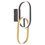 Zuma line W241145502 - led zidna lampa ravon 2xLED/12W/230V crna/zlatna Cene
