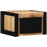 vidaXL Nočna omarica 40x35x25 cm Masivni neobdelan les Mango | Shoptok.si