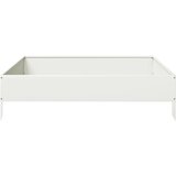  Povišena vrtna gredica bijeli 100x100x26 cm od čelika | shoptok.hr
