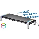 Podstavek za monitor HT 43L RGB, Qi, (20449927)