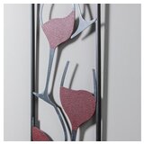 Asir zidna dekoracija metalna vinske čaše 32x90 cm | ePonuda.com