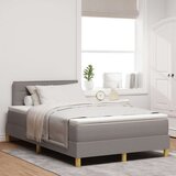 Box Spring postelja z vzmetnico Taupe 120x200 cm Tkanina, (22080963) | Shoptok.si