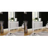  Pokrovi za radijator 2 kom bijeli mdf 112 cm | shoptok.hr