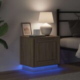 Noćni ormar S LED lampica 2 pcs Sonoma hrast 44 x 34,5 x 45 cm | Eponuda.com