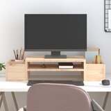  Stalak za monitor 70 x 27,5 x 15 cm od masivne borovine | shoptok.hr