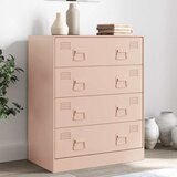 Maison Chic Komoda - Predalnik roza 67x39x83 cm jeklo, (21715651) | Shoptok.si