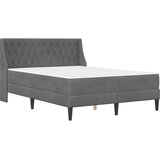  Okvir kreveta s madracem Tamno siva 120 x 190 cm Baršun | shoptok.hr