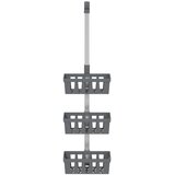  Polica za vješanje za tuš 30 x 15 x (67 - 105) cm aluminijska | shoptok.hr