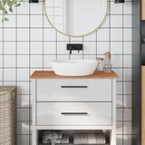 vidaXL Kupaonska radna ploča 80 x 40 x 1 5 cm masivna bukovina | shoptok.hr
