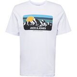 Jack &amp; Jones Majica &#039;JJPEAK&#039; rumena / zelena / črna / bela cene