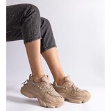 Gemre Dark beige women's sports sneakers Ivett | shoptok.hr