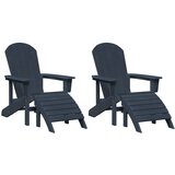  Vrtna stolica 2 pcs Mornarska 83 x 74 x 92 cm Polietilen | shoptok.hr
