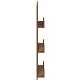  Polica za časopise s policom Staro drvo 51 x 11 x 102 cm | shoptok.hr