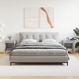  Noćni ormarići 2 kom boja betona 40x35x50 cm konstruirano drvo | shoptok.hr