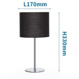 Aigostar Stona lampa 1xE14/40W/230V crna | Eponuda.com