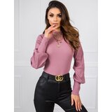 RUE PARIS Blouse-RV-BZ-5223.15-dark pink | Shoptok.si