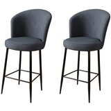 Hanah home alte - anthracite, black anthraciteblack bar stool set (2 pieces) Cene