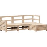 vidaXL 4-dijelni set vrtnih sofa od masivne borovine Cijene