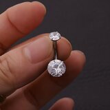 IZMAEL Piercing uhan LI-23612 - Srebrna / Krog Cene