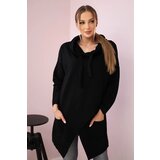 Kesi Tunic with a clutch front Oversize black | shoptok.hr