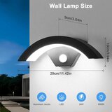 COMELY zunanja LED stenska svetilka s senzorjem gibanja | Shoptok.si