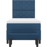 vidaXL krevet s opružnim dnom s madracem i klupom plave boje 100x200 cm tkanina | shoptok.hr