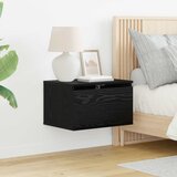  Wall-mounted noćni ormarić 2 pcs Crni hrast 50 x 36 x 30 cm | shoptok.hr
