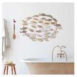 WALLXPERT Zidna dekoracija Alabalik 2, 94x58x4 cm, Šarena | Eponuda.ba