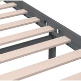  Za krevet od masivnog drva sivi 200 x 200 cm | shoptok.hr