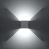  Stenska svetilka LUCA bela LED IP54, (21347379) | Shoptok.si