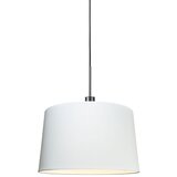 QAZQA Moderna viseča svetilka črna s senčnikom 45 cm bela - Combi 1 Cene