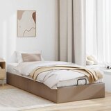  Okvir kreveta bez madraca cappuccina 90x190 cm od umjetne kože | Eponuda.com