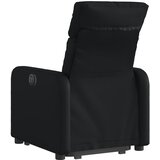  Naslonjač na podizanje od umjetne kože crni | shoptok.hr