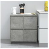  Komoda betonsko siva 70x41x75 cm iverna plošča | Shoptok.si
