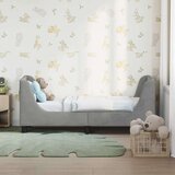  Posteljica za malčke z vzglavjem Svetlo siva 70 x 140 cm Žamet, (5000105014) | Shoptok.si