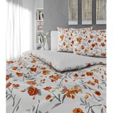 Esposa OBOJESTRANSKA POSTELJNINA 200/200 cm saten oranžna | Shoptok.si