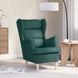 vidaXL Fotelja tamnozelena 74x84x100 cm od tkanine | shoptok.hr