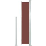 vidaXL Zložljiva stranska tenda za teraso 160x300 cm rjava | Shoptok.si