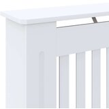 vidaXL Pokrov radiatorja 2 pcs Bela 78x19x81.5cm Konstruiran les | Shoptok.si