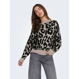 JDY Pulover 'ELANOR' bež / črna | Shoptok.si