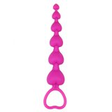  Analne kuglice Heart Booty Beads, 18.5cm, Roze Cene