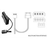 DeepCool RF120W 120x120x25mm ventilator white led hydro bearing 1300rpm 49CFM 22dBa | ePonuda.com