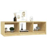 vidaXL Klubska mizica 110x50x34 cm trdna borovina | Shoptok.si