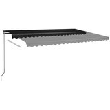  Automatska tenda sa senzorom za vjetar LED 500x300 cm antracit | shoptok.hr