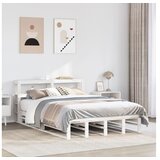 vidaXL Okvir kreveta bez madraca bijeli 120 x 200 cm masivna borovina | shoptok.hr