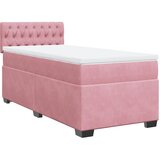 Box spring krevet s madracem ružičasti 90x200 cm baršunasti | shoptok.hr