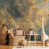  Foto tapeta - Last Breath of the Day: Clouds Illuminated by Evening Glow 450x315 | shoptok.hr