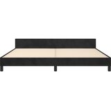  Okvir za krevet bez madraca crni 200x200 cm baršunasti | shoptok.hr