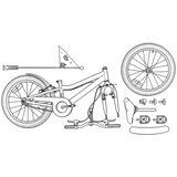 vidaXL Otroško Kolo 18 Palcev za 5-7 let Zelena, (5000157291) | Shoptok.si