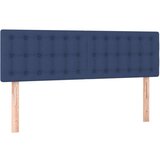 Box spring postelja z vzmetnico modra 140x200 cm blago, (20896686) | Shoptok.si